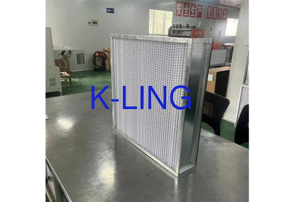 Filtro ULPA Hepa con marco de aleación de aluminio y fibra de vidrio 10 kg de peso
