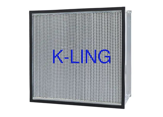 Filtro de pegamento de fusión en caliente con marco de aluminio Ultra eficiencia y tamaño personalizado