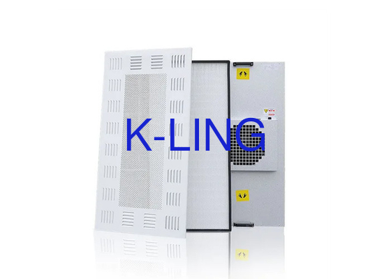 Nivel de ruido 45 DB Unidad de filtro de ventilador blanco 650 X 650 X 350 mm Para uso industrial