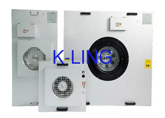 Nivel de ruido 45 DB Unidad de filtro de ventilador blanco 650 X 650 X 350 mm Para uso industrial
