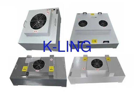 Unidad de filtro FFU / ventilador de cuarto limpio montado en la pared Filtro HEPA para entornos controlados