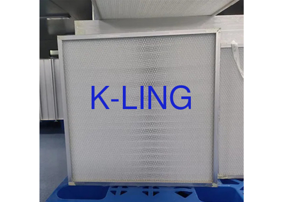 1220*610*70mm Filtro HEPA mini-aplastado personalizado para el grado de filtración