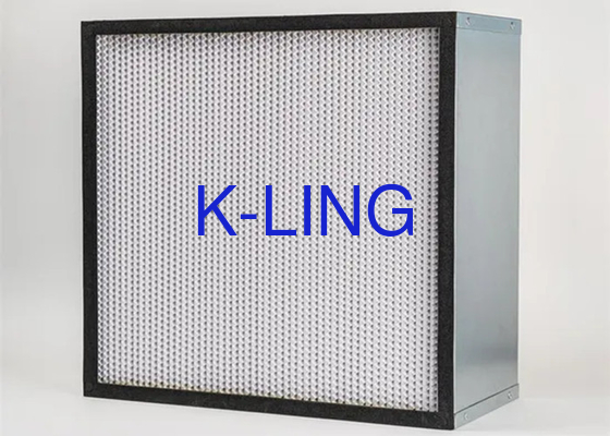 Tipo de pliegues Mini pliegues HEPA filtro de aire 1220 * 610 * 70mm o pegamento de sello AB personalizado