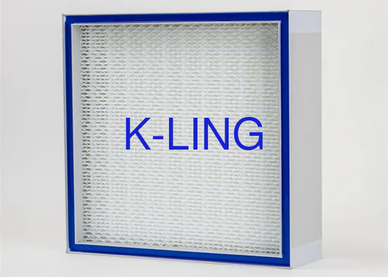 Tipo de pliegues Mini pliegues HEPA filtro de aire 1220 * 610 * 70mm o pegamento de sello AB personalizado