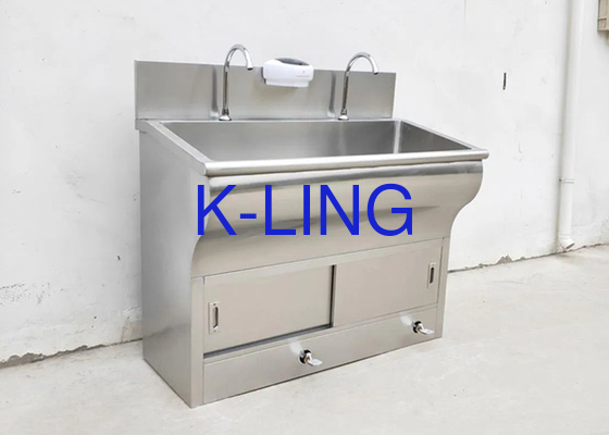 El lavabo de lavado médico del hospital diseño original tamaño personalizado para el cuarto limpio