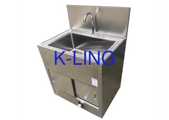 Equipo de sala limpia de acero inoxidable Lavabo de lavado de manos con dispensador de jabón