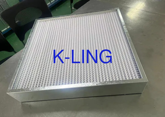 Resistencia a altas temperaturas Filtro de aire ULPA y medios de fibra de vidrio ultrafinos Temperatura máxima de funcionamiento 200°C