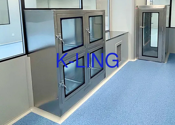 Accesorios Caja de pases con bisagras y luz UV Solución definitiva para el cuarto limpio
