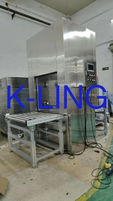 PLC Sala limpia de descontaminación Cámara de paso con línea transportadora para la transferencia de material