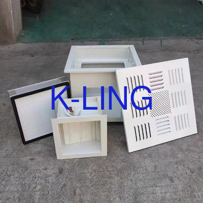Neoprene Seal HEPA Filter Box en material de gabinete de acero para el rango de temperatura 32-140 grados Fahrenheit Diseño compacto