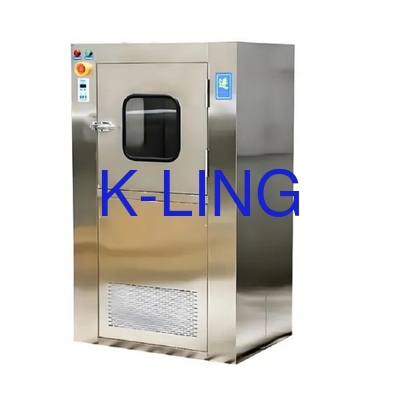 PLC Control de la ducha de aire de la caja de pase en color blanco tamaño personalizado para el entorno controlado