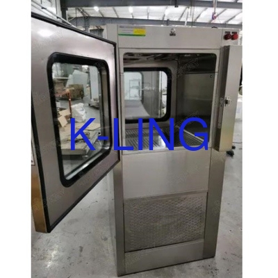PLC Control de la ducha de aire de la caja de pase en color blanco tamaño personalizado para el entorno controlado