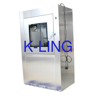Velocidad del viento Más de 20m/s Air Shower Pass Box para la sala limpia