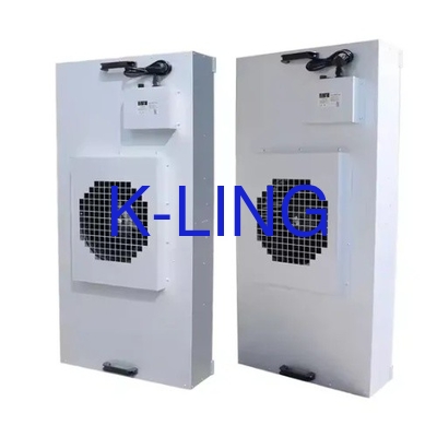Unidad de filtro de ventilador de purificación de clase 100-1000 en acero y plata recubiertos en polvo para máxima eficiencia