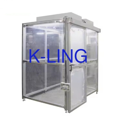 Sala limpia original de pared blanda de GuangDong con material de marco de aluminio 4000x4000x2596mm