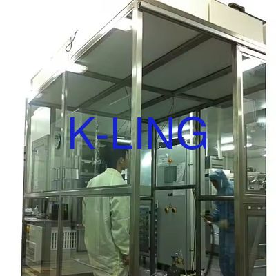 Sala limpia de pared blanda Clase 1000 con instalación sencilla y eficiencia