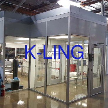 Raised Floor hardwall Clean Room With HEPA Filter Air Filtration System Alternative Name Modular  Cleanroom