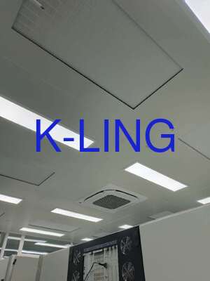 Rápido montaje y desmontaje Sala limpia de pared blanda con filtración Hepa 99,99%@0,3um y sala limpia modular de acero recubierto de polvo