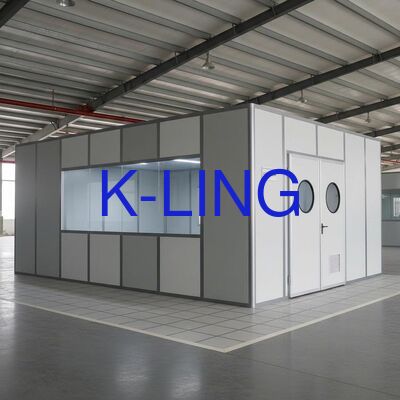 Sala limpia modular con nivel de ruido inferior a 65 DB y filtros HEPA/ULPA para entornos libres de polvo