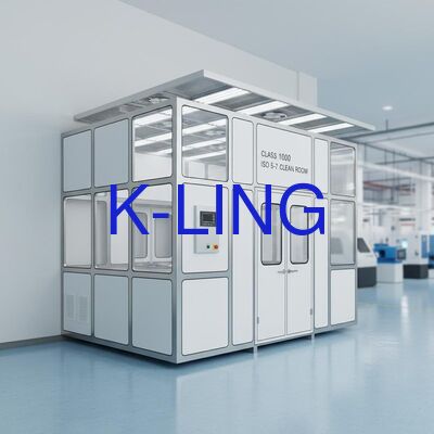 Wall Mounted hardwall modular Clean Room Class 1000 ISO5 ISO6 ISO7 Ideal For Microelectronics Industry Clean Environment
