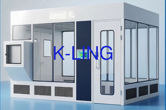 Sala Limpia Modular con Certificación ISO5/ISO6/ISO7/ISO8, Filtro HEPA y Prefiltro, y Suelo Antiestático de PVC para Fabricación Aeroespacial