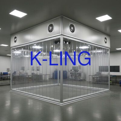 Customized Size Modular Cleanroom with HEPA Filter 99.99% @0.3μm for Cost-effective Contamination Control