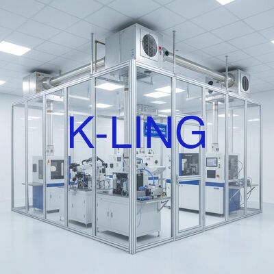 Sala limpia modular con grado de purificación ISO5/ISO6/ISO7/ISO8, filtro HEPA y filtro previo de aire y instalación modular