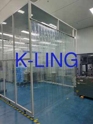 Salón limpio modular con filtros HEPA/ULPA 99,995% @ 0,3 μm, unidad de filtro de ventilador de 1175x1175x350 mm y clasificación ISO7