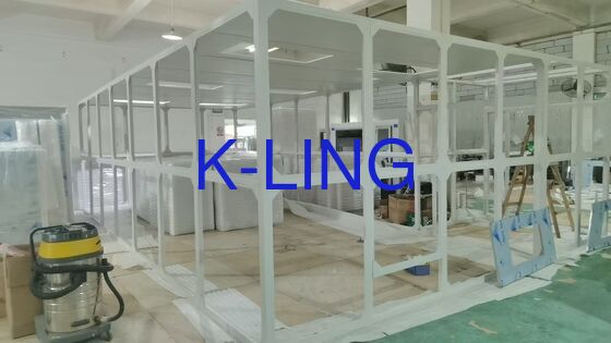Sala blanca modular ISO Clase 5 a ISO Clase 8 con piso de vinilo de Pvc Soluciones de sala limpia sin polvo para entornos controlados