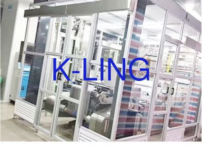 Sala blanca Modular de suelo de vinilo de Pvc que incluye ventana de vidrio orgánico al vacío de doble capa y nivel de limpieza 1000 para laboratorio