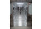 Caja de paso del sitio limpio de la ducha de aire del acero inoxidable del Portable 304 con la puerta automática de la diapositiva