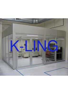 Sala limpia de paredes blandas desmontable y móvil con unidad de filtro de ventilador HEPA para aplicaciones de sala limpia modulares