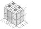La purificación modular 65dB G4 filtra cabinas del sitio limpio