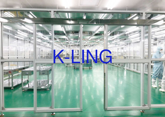Clase 1000 SUS 304 Cuadro Modular Sala limpia con pared de plexiglás para entornos controlados