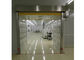 túnel de acero inoxidable de la ducha de aire de 1.2m m SUS304/201 con las puertas de la voluta del PVC