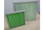 El aire plisado verde del panel filtro filtro del poliéster de la eficacia de G1 G3 el medios