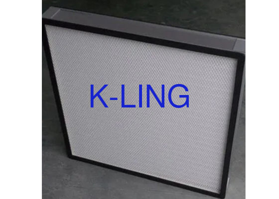 Filtro de aire HEPA de mini pliegue de 24x24 pulgadas con marco de aluminio y eficiencia H12-H14 para la purificación del aire