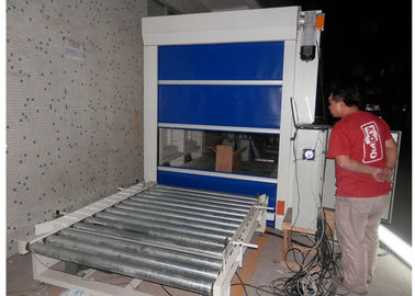 El PLC controla el túnel de la ducha de aire con la línea del rodillo del transportador/la puerta auto de la diapositiva