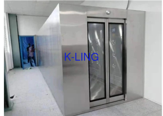 Túnel auto de la ducha de aire de la puerta de la diapositiva con 3 ventiladores y bocas de aire ajustables