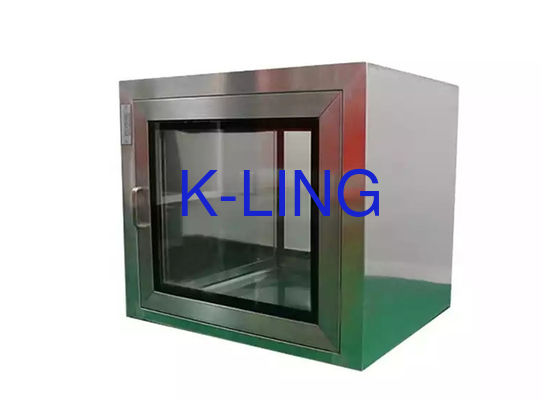 Paso estático de la ventana de la transferencia de los SS SUS304 a través de la caja con la luz UV
