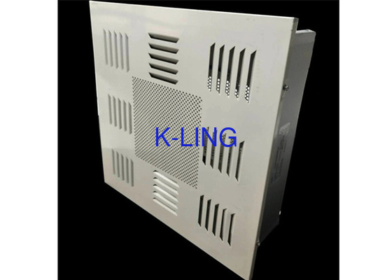 Placa de acero estampada en frío de la caja del filtro de la clase 100 HEPA con el barnizado electrostático Shell externo