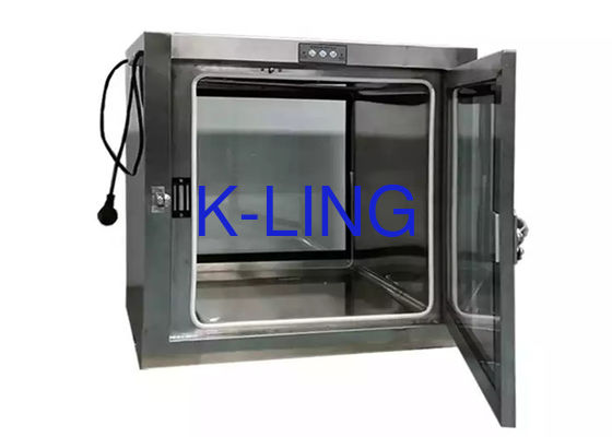 Ventana de transferencia de caja de paso estático SUS304 para parámetro personalizado de sala limpia