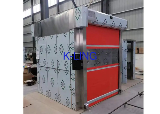 Puerta automática farmacéutica del PVC de la inducción de la ducha de aire del cargo