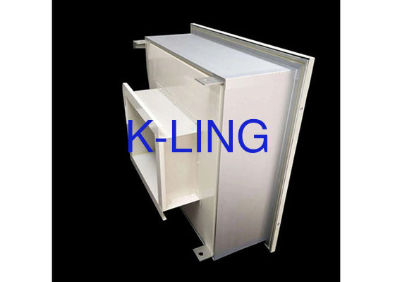 La caja de filtro HEPA de oficina cumple con el nivel de ruido estándar ≤ 50 dB con el puerto de prueba DOP