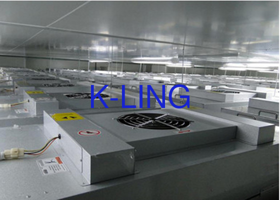Durabilidad de 6 meses Vida útil del filtro Unidad de filtro de ventilador 610 X 305 X 350 mm Blanco