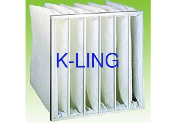 Filtro de aire de bolsillo con marco de aleación de aluminio para entornos de humedad