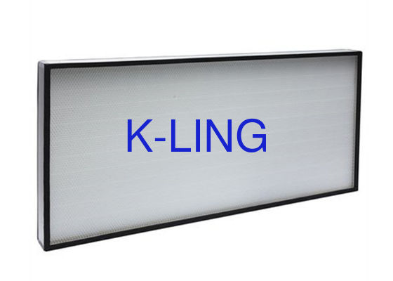 Filtro de fibra de vidrio ULPA con marco de aleación de aluminio y adhesivo de fusión en caliente