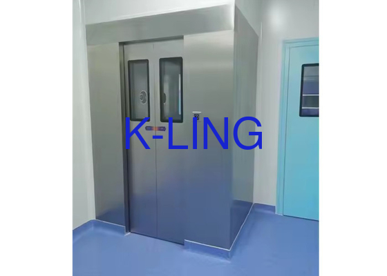 220V/50Hz Fuente de alimentación Tipo personalizado Ducha de aire de flujo de aire con puerta corredera automática