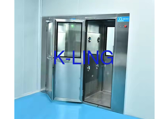 Sala de ducha de aire de acero inoxidable personalizada con control de microcomputadora