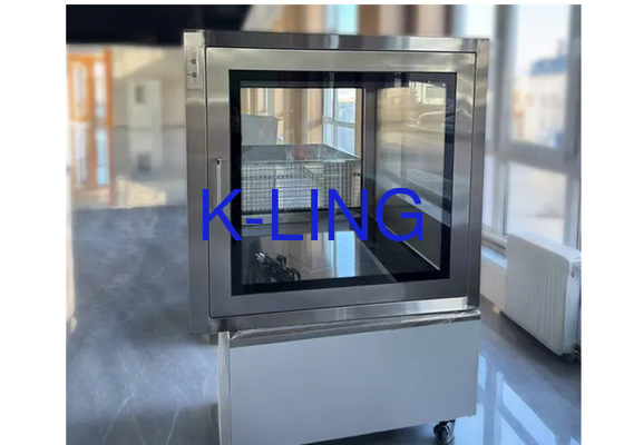 Caja de pases de acero inoxidable durable con alta capacidad de carga tamaño personalizado para plantas farmacéuticas